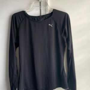 Black Long Sleeve Puma top
